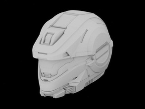 halo infinite isr helmet 3d print file cosplay props display mold reach diy hobby 3d print model - Mito3D