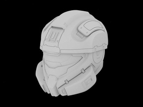 halo trailblazer helmet attachments 3d print file infinite cosplay props display mold reach diy hobby 3d print model - Mito3D