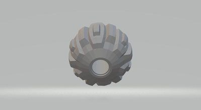 aréola Nade koozie alcance halo Grenade suporte copo videogame 3dmodel passatempo faça 3d print model - Mito3D