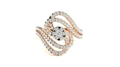 aureola solitario cóctel anillo 3dm stl renders detalles anillos libra esterlina imprimible diamante platino brillante boda compromiso joya joyería oro alto 3d print model - Mito3D