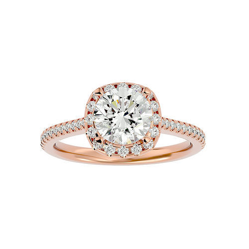 alone solitario nozze Fidanzamento squillare 360 Visualizza gioielleria gruppo musicale womenring oro diamante anelli donne 3D print model - Mito3D