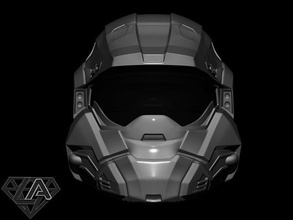 halo x2 moto version helmet 3d print model mask motorcycle bike airsoft cosplay warrior invader sport odst eod printable games toys game accessories 3d print model - Mito3D