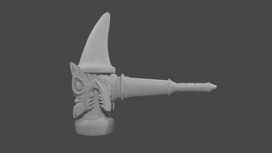 hammer viking axe figurine toy thundercats print games toys 3d print model - Mito3D