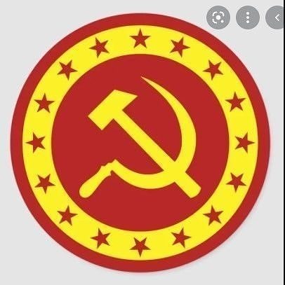 hammer sichel stift kommunismus sozialismus kollektivismus marx mode kunst logo zeichen symbol 3D print model - Mito3D