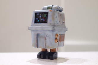 caída martillo gonk droide estrella guerras gonkdroid diorama accesorios juguetes figura duodécimo juegos 3d print model - Mito3D