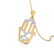 hamsa hand pendant jewelry earring gift gold ring silver diamond gem jewel printable jewellery bracelet engagem necklace engagement wedding cad pendants 3d print model - Mito3D