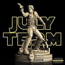 han solo sculpture - tested ready 3d printing starwars fanart hansolo patreon art sculptures 3d print model - Mito3D