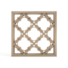 hanagatamokko lattice wall sconce kumiko japan tradition pattern art signs logos 3d print model - Mito3D