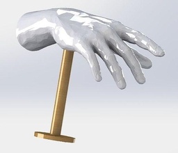 el of adam at rodin müze paris tanrı insan heykel ev vücut yapımı anatomi parmak kol oluşturma 3d model bedava araç sabun boyalı dekor 3d print model - Mito3D