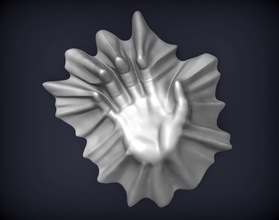 mão pano dedo homem corpo escultura estatueta presente 3d impressão modelo esculpir arte esculturas 3d print model - Mito3D