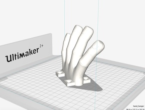 de la mano percha casa 3dprinting colgador útil accesorios clotheshanger receptor sala estar los hogares 3d print model - Mito3D