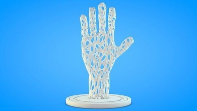 Hand Dekor Schmuckstück Körper Anatomie Finger Arm 3d drucken druckbar Werkstatt Kunst 3d print model - Mito3D