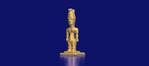 fabriqué à la main amulette - diseuse de bonne aventure art sculpture figure statue l'homme corps 3d d'impression imprimable numérisation sculptures 3d print model - Mito3D