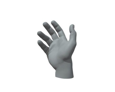 hand male man hands peolpe anatomy design home house character symbol gesture person human caracter references science biology 3d print model - Mito3D