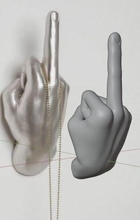 hand sign 3dprint highres house accessories 3d print model - Mito3D