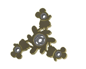 hand spinner games-toys handspinner mickey disney toy jeux games toys 3d print model - Mito3D