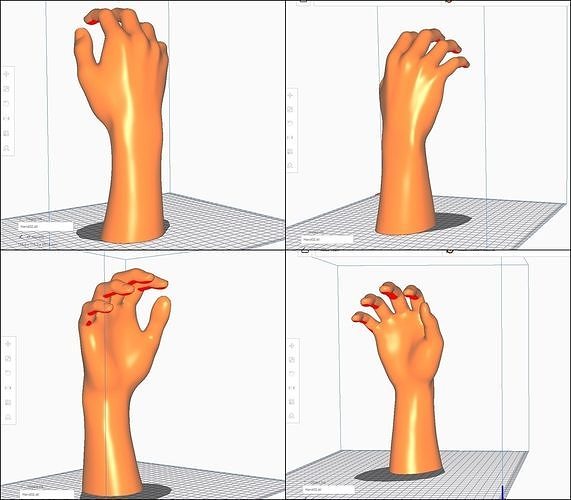 mano stl m02 anatomía personas cuerpo manos puño palma dedo zbrush realista modelo hembra personaje uña esculpir mujer Arte esculturas 3D print model - Mito3D