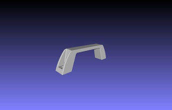 handle door cabinet solidworks inventor item24 science engineering 3d print model - Mito3D
