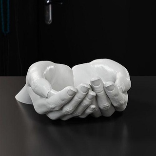 eller orijinal versiyon değiştirilmiş delik ekici tencere el vazo parmak anatomi insan araç 3dprint dekorasyon ev dekor 3d print model - Mito3D