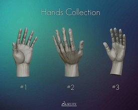 hands anatomy collection sculpture sport statue figure art sculptures character body person human 3d print model - Mito3D