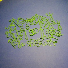 la tipografía manuscrita casa número palabra de carta escrito a mano el alfabeto fuente lenguaje texto decoración art juguete útil galería símbolos buzón correo error tipográfico numérico 3d print model - Mito3D