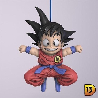 suspensão filho Goku criança Dragão bola quadrinho manga arte anime brinquedos jogos 3d print model - Mito3D