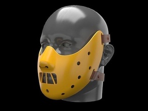 Hannibal espace sport avion voiture humain mascarade tête Humain conférencier masque guerrier épée ninja monstre guerre rage démon Jeux jouets 3d print model - Mito3D