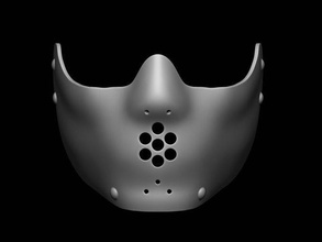 hannibal öğretim görevlisi maske 3d dijital film aktör yamyam anthony canavar hobi kendin yap 3d print model - Mito3D