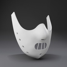 hannibal dozent maske 3d drucker bereit druckbar drucken grusel film diy hobby 3d print model - Mito3D