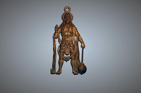 Hanuman ji 3 hindugod hindou Dieu religion religiou objet sanskrit juif statue artcam sculpture Bouddha indiangod Indien temple Jésus Ganesha hébreu Pentateuque art 3d print model - Mito3D