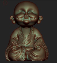 glücklich buddha feliz buda happybuddah budacontento kunst skulpturen 3d print model - Mito3D