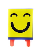glückliche kleine box Haus Dekor batrhoom Papier glücklich Gesicht rot gelb blau - Spender Spielzeug Halter Kunst WC Dekorative Toiletten 3dprinting 3dprinter Bad 3d print model - Mito3D