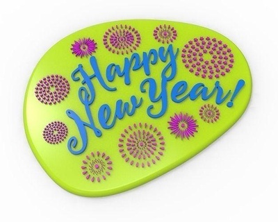 happy new year text plate sign happy new year happy year new year greetings holiday text text plate text sign board plastic plastic sign metalic metal sign tags new year tag greeting tag wood symbol art signs logos signs logos sign board wood sign  3d print model - Mito3D