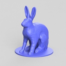 hare figure nature animal art figurine anatomy statue toys bunny games sculpture body decor design print printable statuette miniatures 3d print model - Mito3D