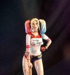 Harley Quinn suicídio pelotão taiced DC Comics margot robbie dc quadrinho arte esculturas 3d print model - Mito3D