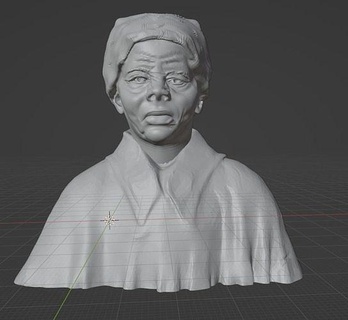 harriet tubman Harriet Tubman activiste abolitionniste Martin Luther King fredrick douglas militant social art sculptures 3d print model - Mito3D