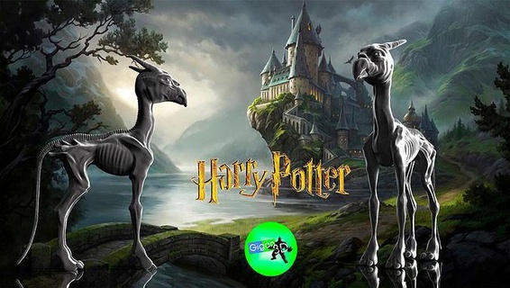 harry potter- baby thestral harrypotter potter babythestral thestrall ronwesley dracomalfoy snape severussnape patronus art sculptures 3d print model - Mito3D
