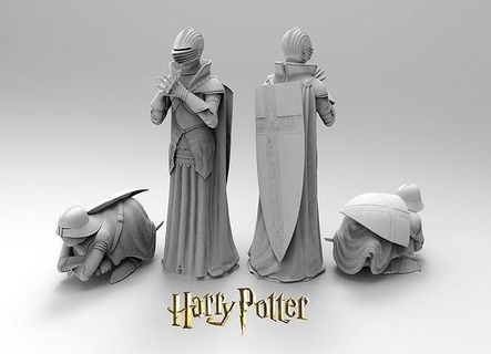 harry potter chess victory mate gameplan queen knight win pawn skirmish game board champion games toys 3d print model - Mito3D