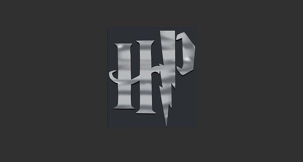 Harry çömlekçi baş harfleri logo fanart Harrypotter Büyü pelikula kitap JK Rowling büyü Hogwarts fantazi Modelado modelleme ürün tasarım oyuncaklar digital3d zbrush anahtar görüntü Sanat heykeller 3d print model - Mito3D