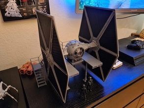 hasbro tvc tie fighter gantry platform as in squadrons star wars videogame sci fi empire games toys 3d print model - Mito3D