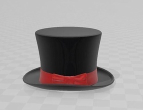 hat fashion studio cap headwear lid gentleman 3d print model - Mito3D