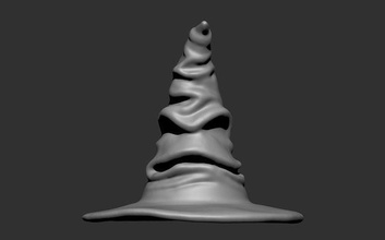 chapéu atormentar oleiro harrypotter zbrush arte esculturas 3d print model - Mito3D