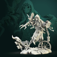 haunted scarecrow 75mm 32mm pre-supported horror fantasy mythology creature scary beast fictional tabletop 3dminiatures dnd dndminiatures highdetail 3dprinting presupported boardgames games toys board 3d print model - Mito3D