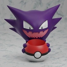 infestatore pokemon fioriera vaso titolare supporto gengar pokeball nintendo anime video gioco arredamento decorazione succulenta viola halloween casa 3d print model - Mito3D