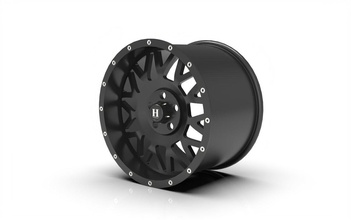 havok roue 5lug plat noir 5 patte rhinocéros rim jante pneu loisir diy automobile 3d print model - Mito3D