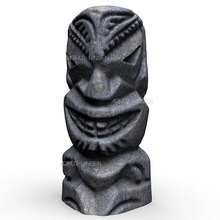 hawaiian totem max aztecs mayas incas toltec ancient idol statue jungle jucatan indian sculpture stone wood venezuela obj art sculptures 3d print model - Mito3D
