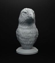hawk bust intended 3d printing animal bird sculpture statue figure head face nature printable print creature beak sculpt model eagle art sculptures 3d print model - Mito3D