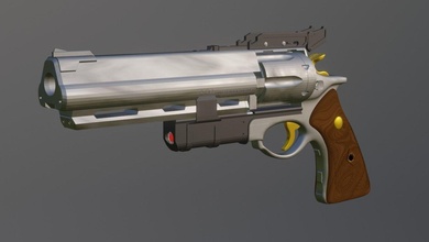 kader 2 hawkmoon duygu şanslı süs 3dprint notagun sahte yazdır ateşli silah hobi kendin yap destiny2 revolver avcı silahşör 3d print model - Mito3D