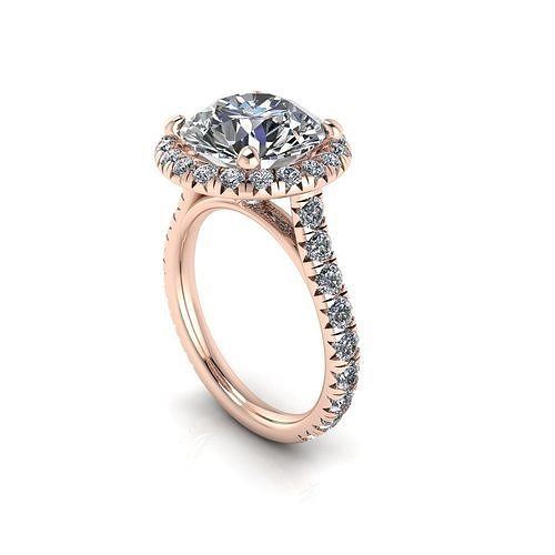 hazim khusaibi Fidanzamento squillare gioiello gemma nozze gioielleria diamante argento oro engagement moda sterlina pendente collana bellezza orecchini ciondoli anelli 3D print model - Mito3D