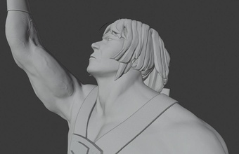 he man estátua homem adão mestre brinquedo personagem escultura arte jogos brinquedos 3d print model - Mito3D